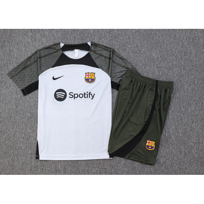 Chandal del Barcelona Manga Corta 2023-24 Gris - Pantalon Corto